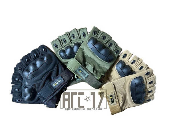 Фото товара Тактические беспалые перчатки Gontex