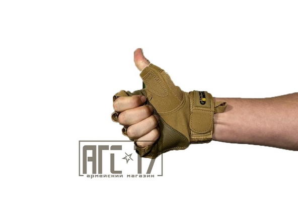 Фото Тактические беспалые перчатки Gontex