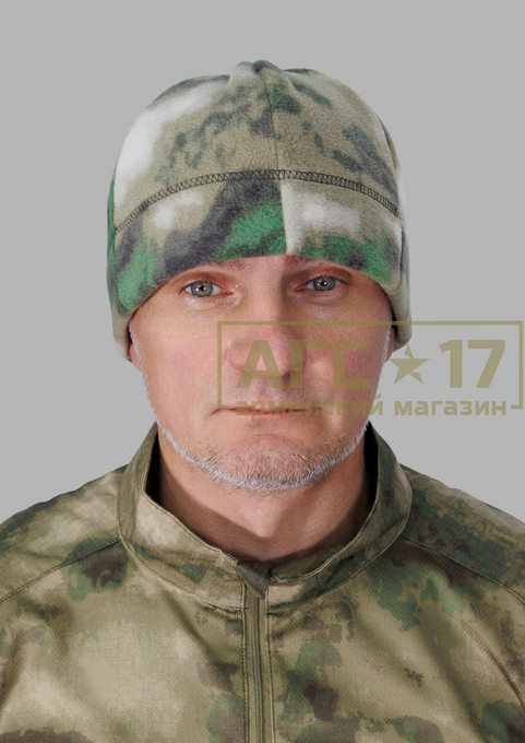 Фото Шапка флис (мох)
