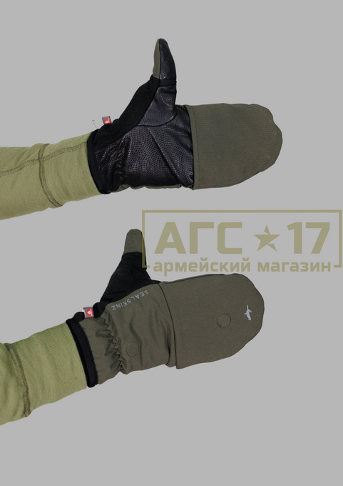 Фотография Перчатки Sealskinz Ryston (олива)