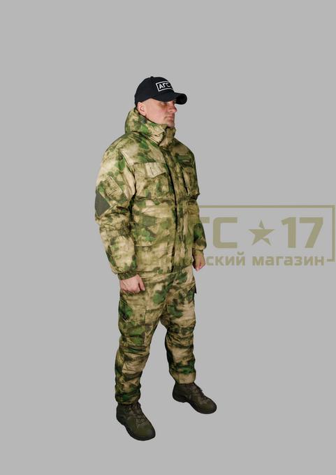 Фото Костюм зимний горка Тайга (мох)