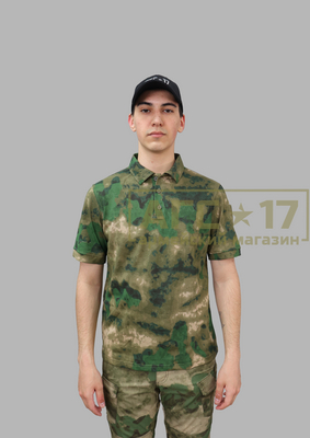 Изображение Футболка-поло кор. рукав (мох)