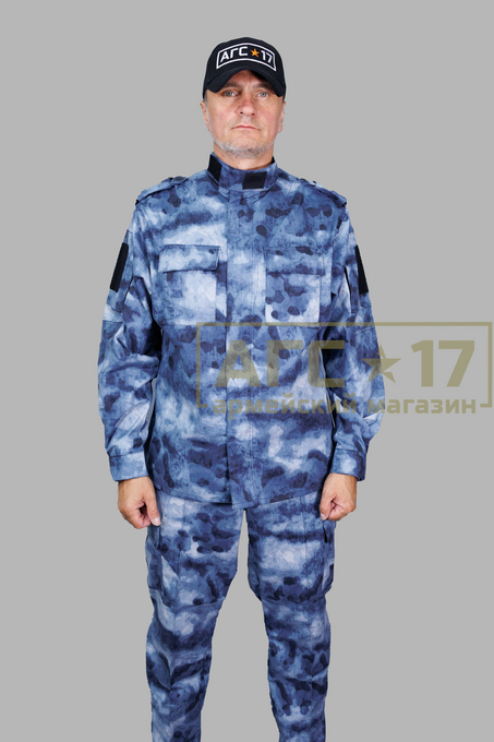 Фото <a href="/catalog/voennaya-odezhda/letnyaya-forma" hreflang="ru">Летняя форма</a> - Костюм Росгвардии лето (синий мох)