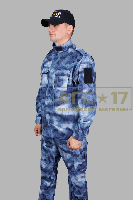 Фото товара Костюм Росгвардии лето (синий мох)
