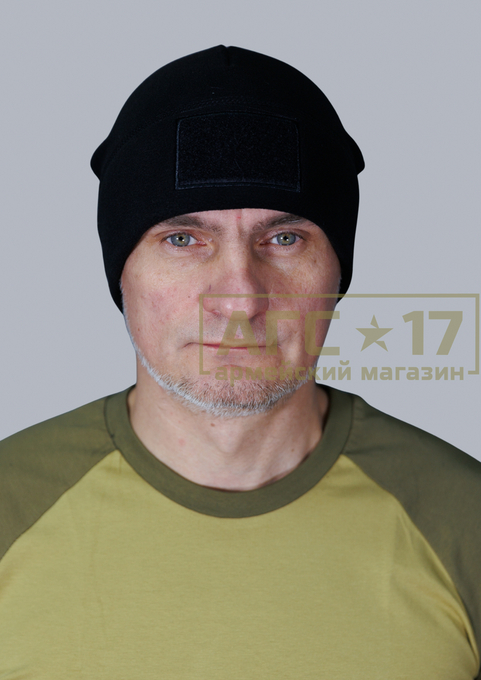 Фото Шапка флисовая  (черный)