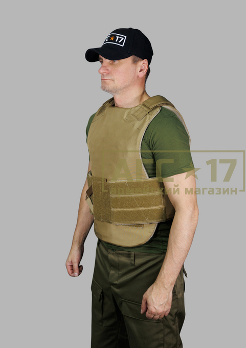 Фото товара Бронежилет скрытного ношения Милитари Урал (песок)