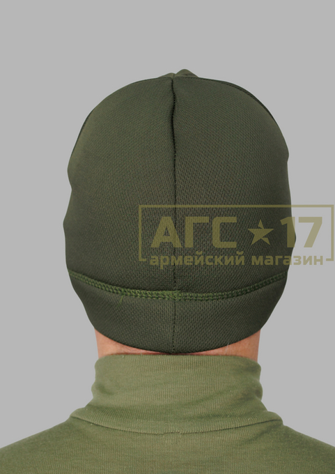 Фотография Шапка флис-лайкра (олива)
